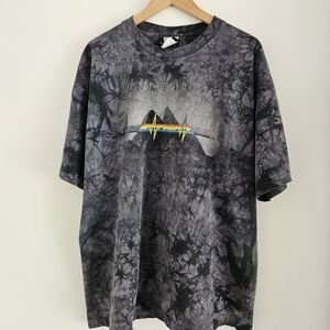 Vintage Liquid Blue Shirt Extra Large Pink Floyd Dark Side of the Moon USA 90s